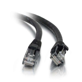 CABLES TO GO, 10FT CAT5E 350 MHZ SANGLESS PATCH CABLE, BLACK